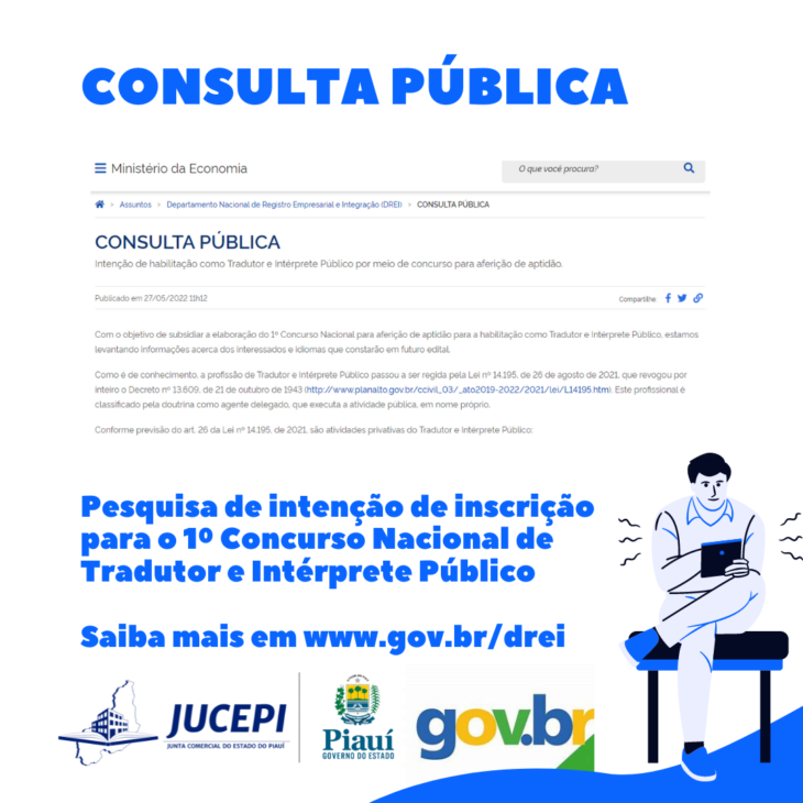 Aberta consulta pública para o concurso de Tradutor e Intérprete Público
