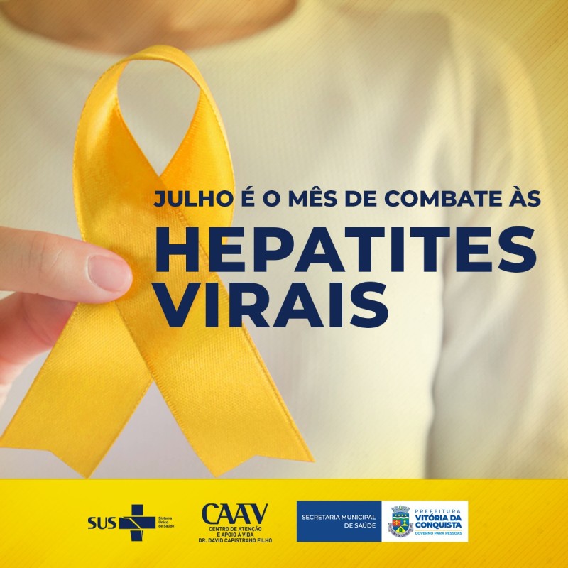 CAAV inicia a campanha Julho Amarelo contra hepatites virais