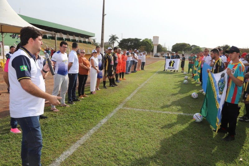 Abertura da Copa Assomasul em Sidrolândia (Foto: Edson Ribeiro)