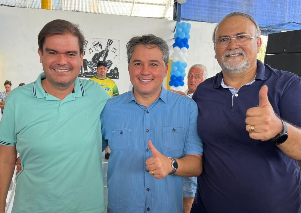 Efraim fecha parceria com Mersinho Lucena e vereador Marcílio do HBE e reforça candidatura ao Senado