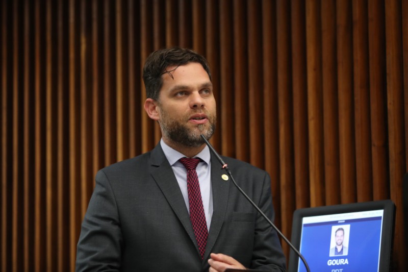 O presidente da Comissão de Ecologia, Meio Ambiente e Proteção aos Animais, deputado Goura (PDT). / Créditos: Orlando Kissner/Alep