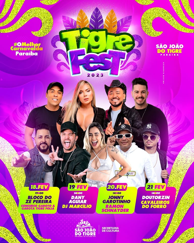 Programação do Tigre Fest 2023; veja aqui 