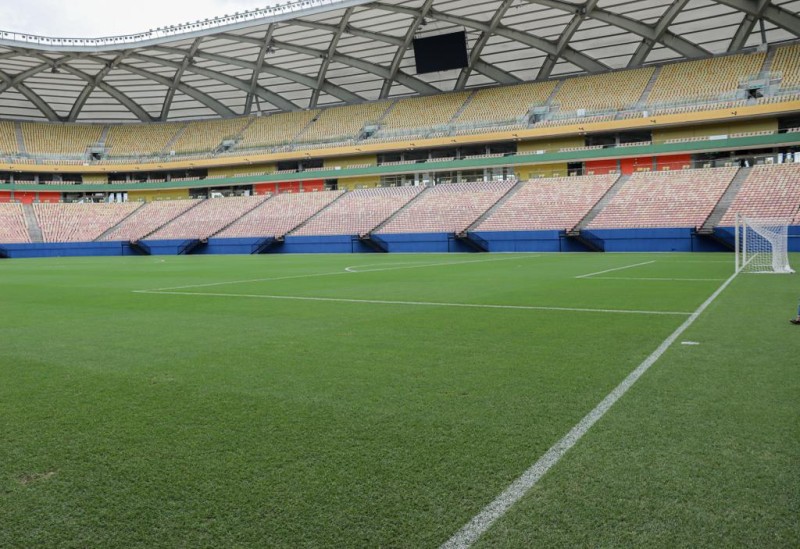 Gramado do Estádio Olímpico Regional foi revitalizado pelo FC