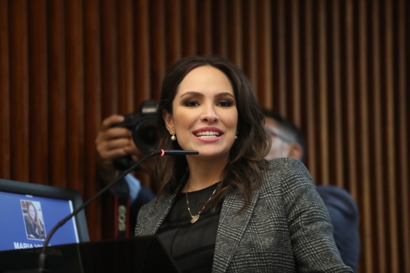 Deputada Maria Victoria (PP), segunda secretária da Assembleia Legislativa do Paraná. / Créditos: Orlando Kissner/Alep