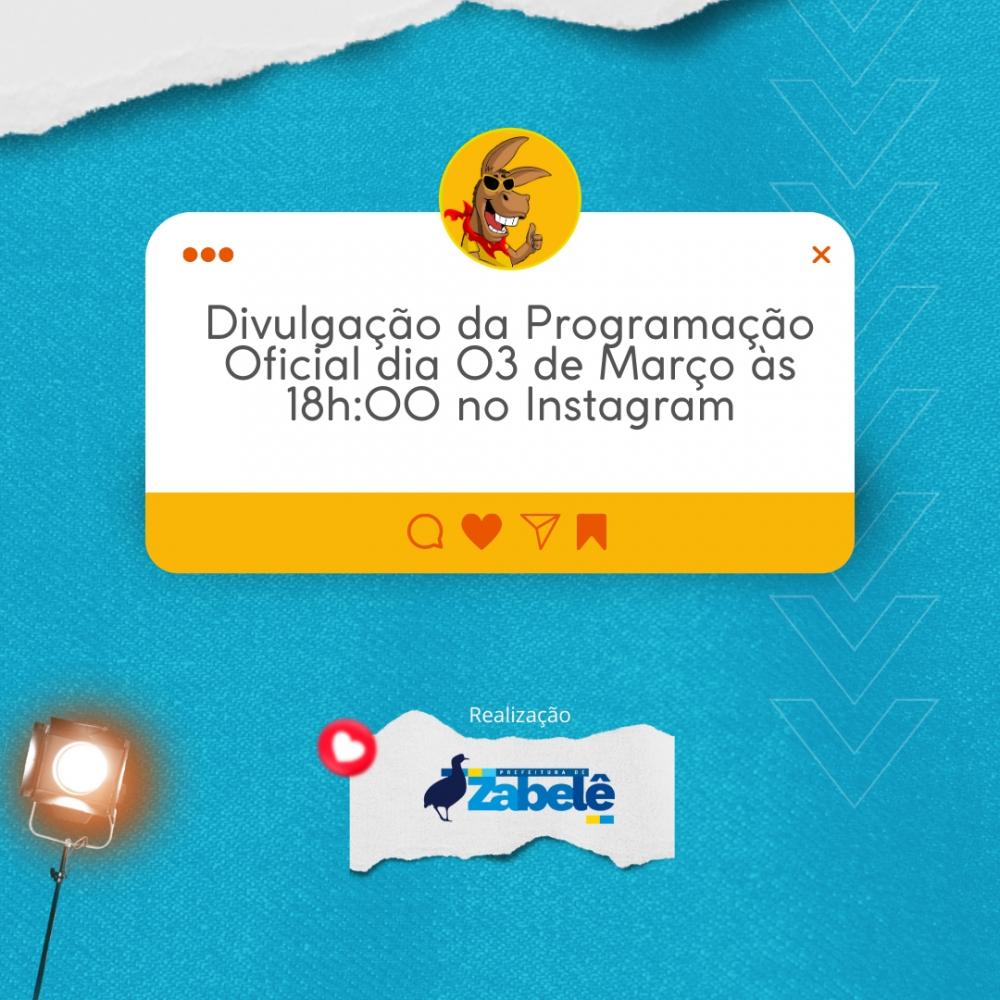 Programação da 20ª Corrida de Jegues de Zabelê será divulgada dia 03 de março 
