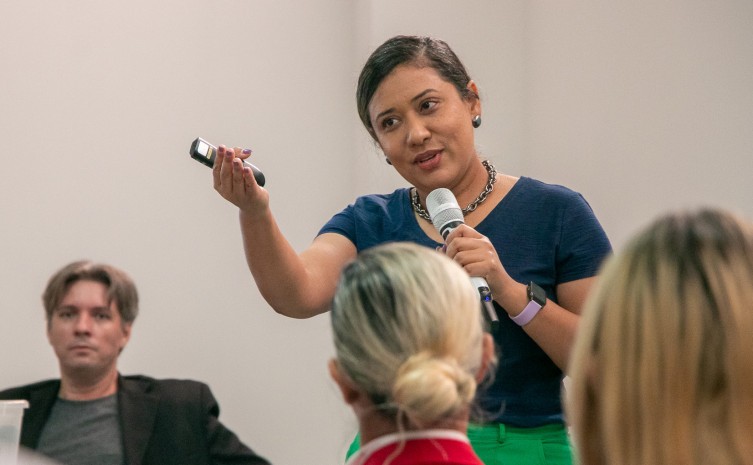 Psicóloga Érika Lustosa detalhou como as empresas podem utilizar gratuitamente os serviços do Sine - Foto: Carlessandro Souza/Governo do Tocantins