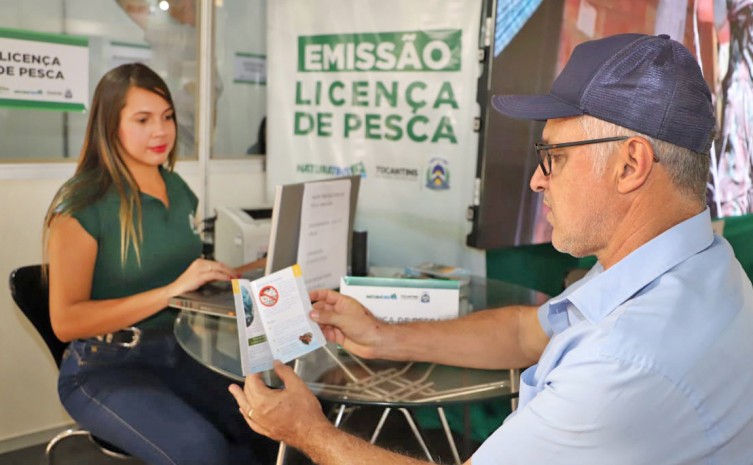 Licença é obrigatória para a prática da pesca - Foto: Fernando Alves/Governo do Tocantins