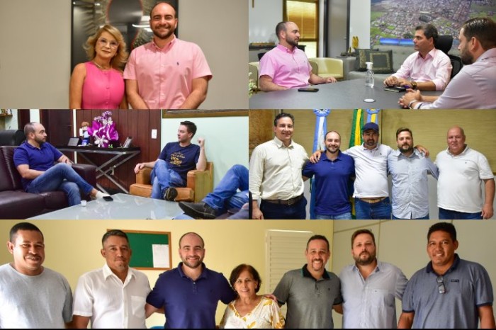 Parlamentar realizou encontros com chefes do Poder Executivo Municipal e colocou o mandato à disposição