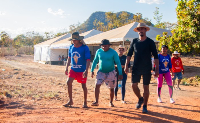 Durante as festividades os romeiros saem da região central de Natividade e vão até o povoado Bonfim a pé, montado a cavalo, ou mesmo de bicicleta - Foto: Carlessandro Souza/Governo do Tocantins