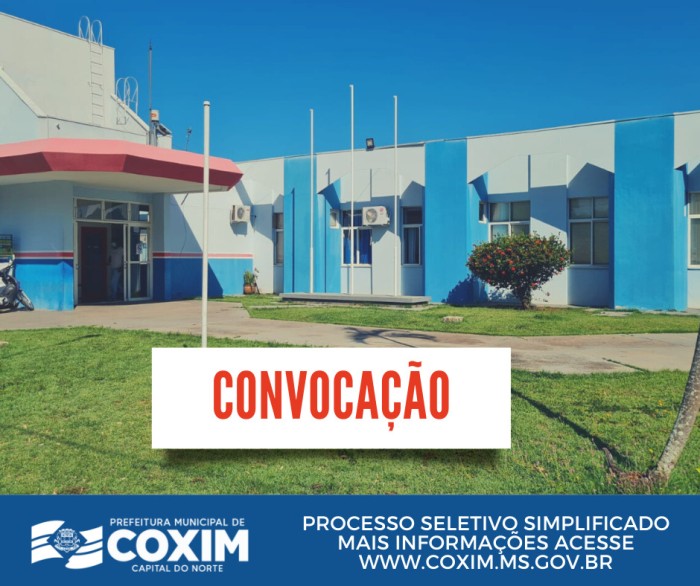 Foto: Reprodução/Prefeitura de Coxim - MS