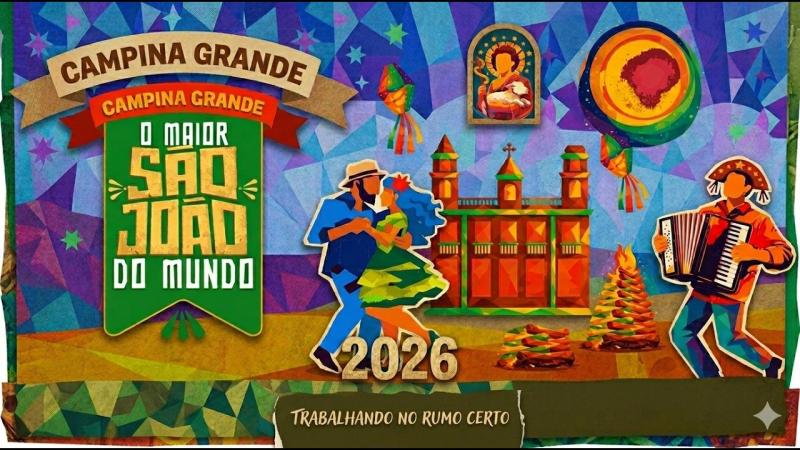  AO VIVO: Lançamento do São João de Campina Grande 2026 