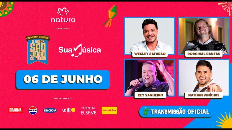 AO VIVO: São João de Campina Grande 06/06/2025
