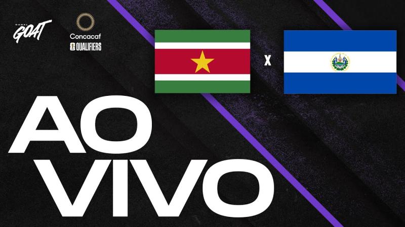 AO VIVO JOGO SURINAME X EL SALVADOR 13/11/2025