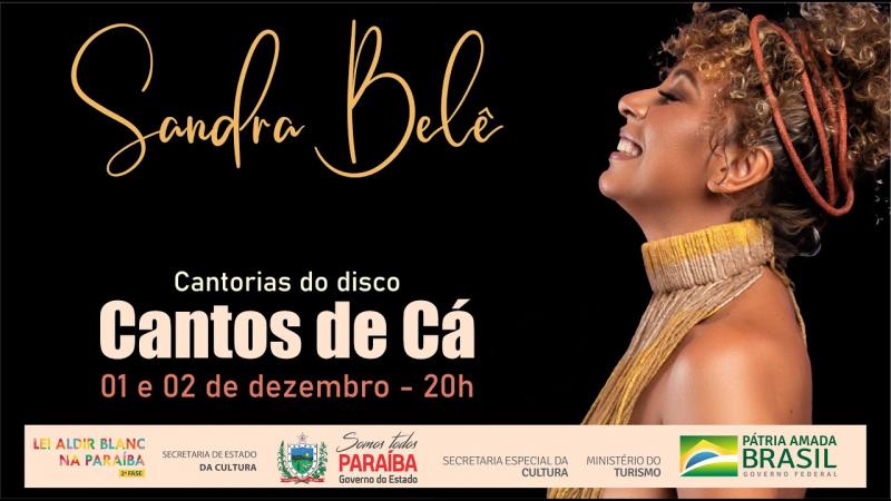 AO VIVO | Live com Sandra Belê - Cantos de Cá