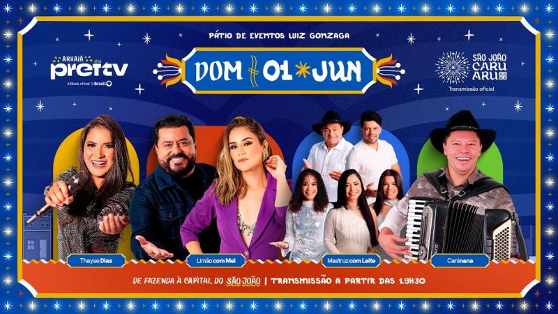 AO VIVO: São João de Caruaru - 01/06/2025