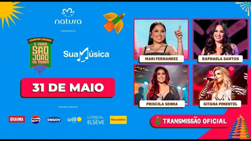AO VIVO: São João de Campina Grande 31/05/2025
