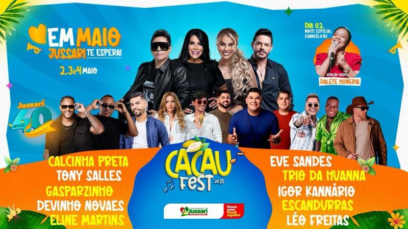 AO VIVO: Igor Kannário, Leo Freitas, Escandurras, Calcinha Preta e Eliene Martins em Jussari-BA - 04/05/2025