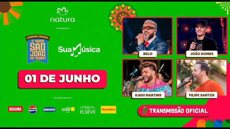 AO VIVO: São João de Campina Grande 01/06/2025