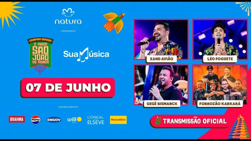 AO VIVO: São Jõao de Campina Grande 07/06/2025