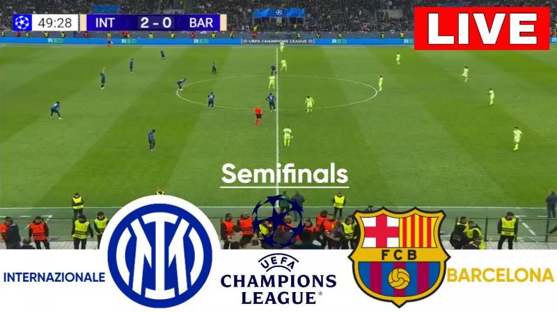 AO VIVO: Inter vs Barcelona | Champions League 2025 Semi-Final 