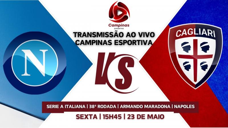 AO VIVO: Napoli x Cagliari – Campeonato Italiano - 23/05/2025