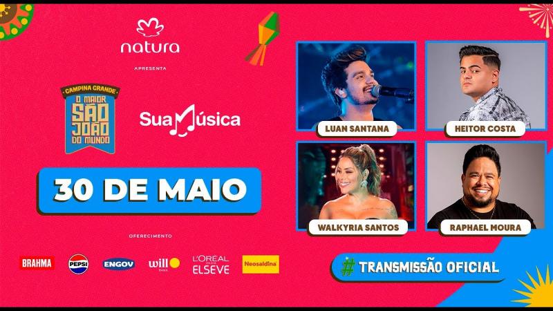 AO VIVO: São João de Campina Grande 30/05/2025 